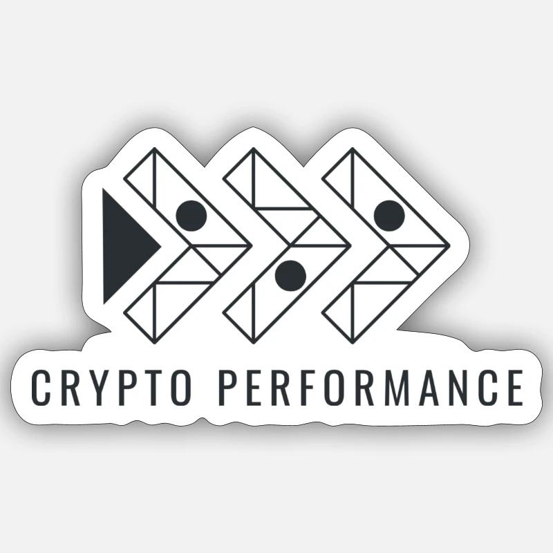 Crypto Performance Sticker size S (10 x 10 cm)
