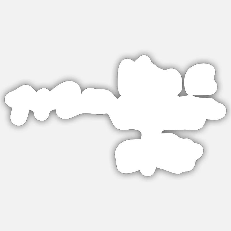 Calculate invoice - Sticker size S (10 x 10 cm) - white matte