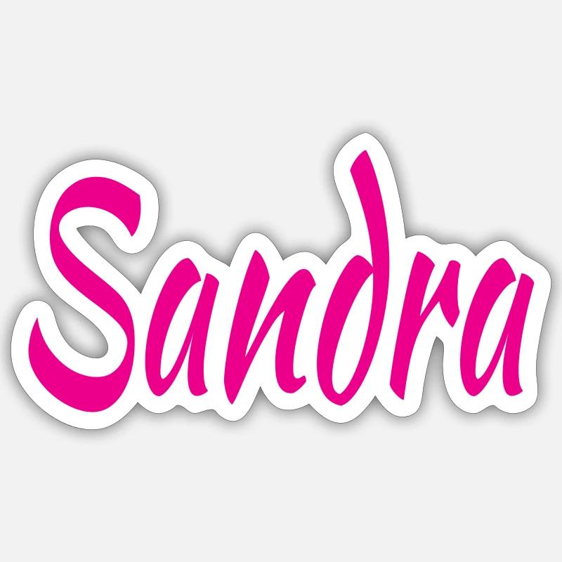 Sandra Sticker size S (10 x 10 cm)