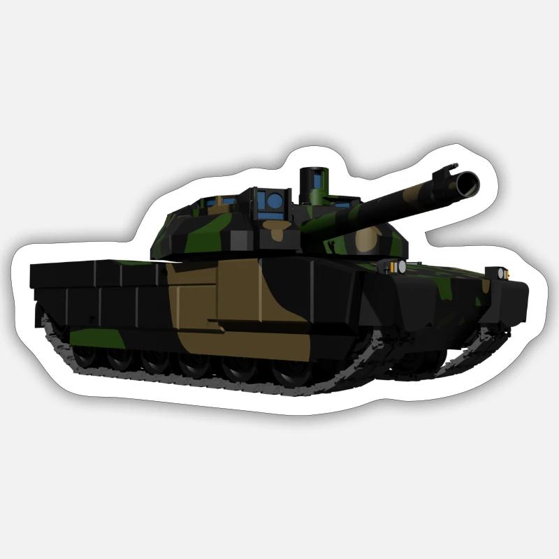 AMX-Panzer Sticker Größe S (10 x 10 cm)