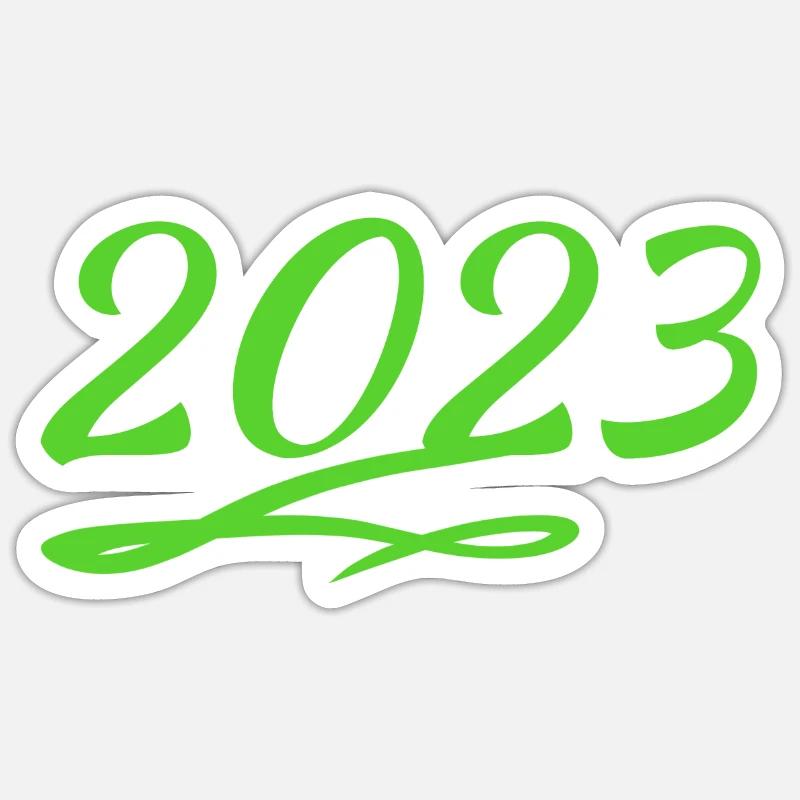 2023 - Sticker size S (10 x 10 cm) - white matte