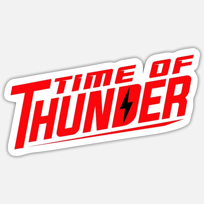 RED POWER - Sticker size S (10 x 10 cm) - white matte