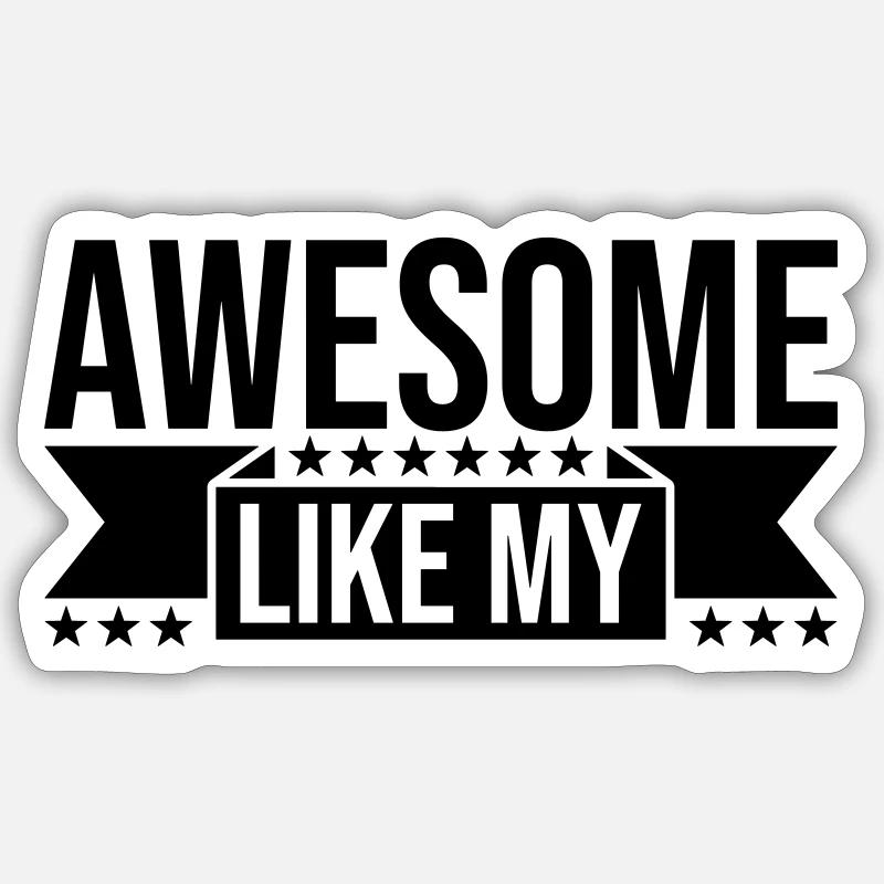 Insérer du texte génial comme Sticker taille S (10 x 10 cm)