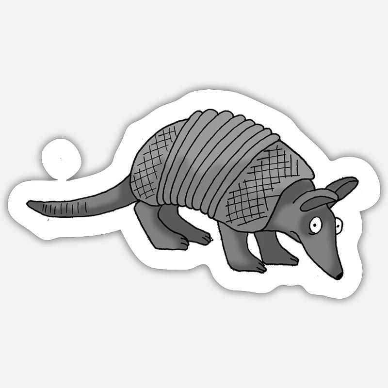 Armadillo 2 Sticker size S (10 x 10 cm)