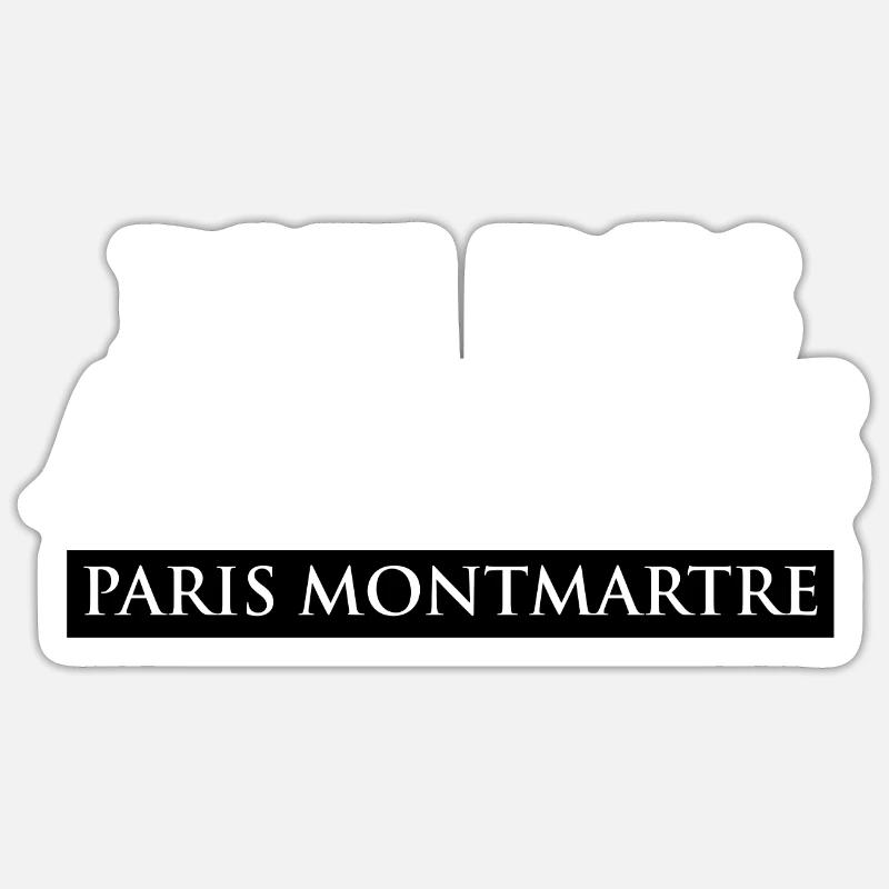 rueabbesses Sticker taille S (10 x 10 cm)