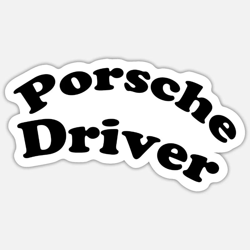 driver - Sticker Größe S (10 x 10 cm) - Mattweiß