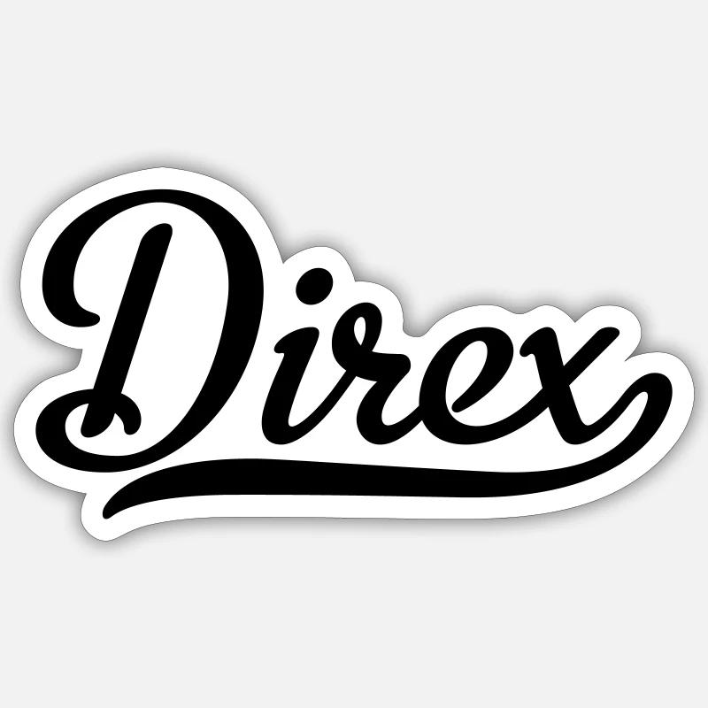 Direx - Sticker Größe S (10 x 10 cm) - Mattweiß