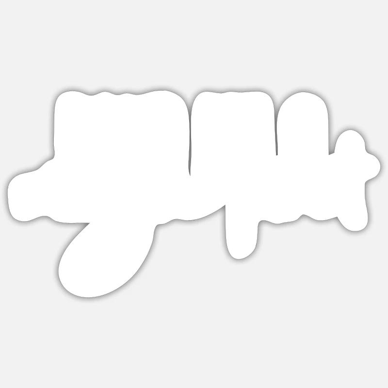 Gießen Sie mir ein Mega-Pint Sticker Größe S (10 x 10 cm)