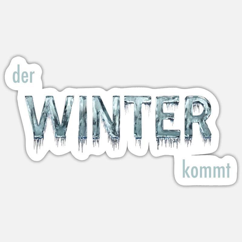 Hiver Sticker taille S (10 x 10 cm)