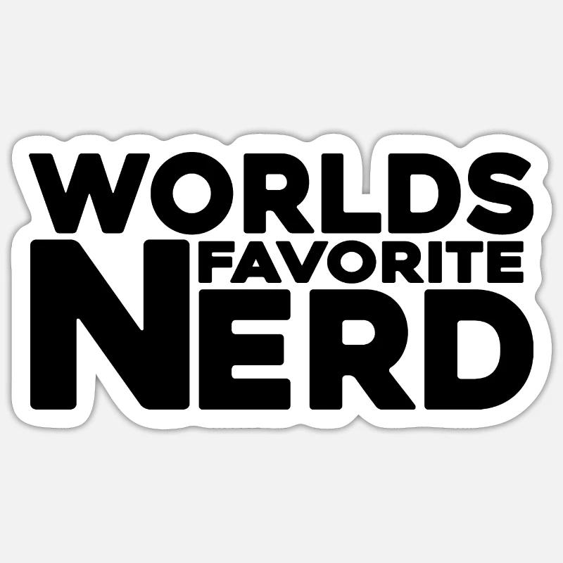 nerd coder iq server - Sticker Größe S (10 x 10 cm) - Mattweiß