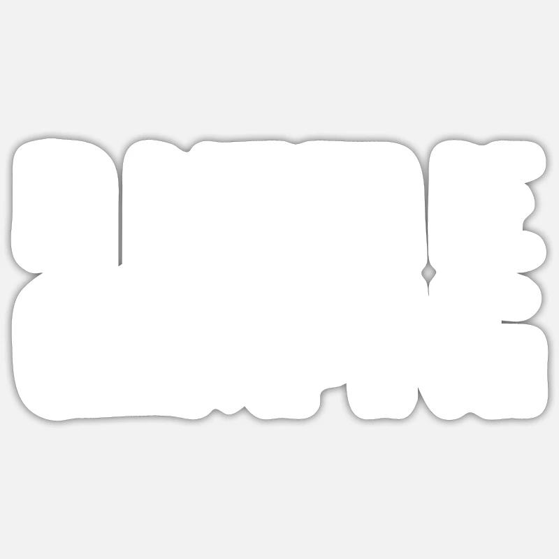 Je préfère camper - Sticker taille S (10 x 10 cm) - blanc mat