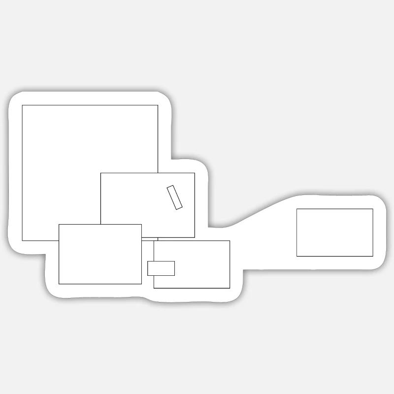 Sticker Größe S (10 x 10 cm) -