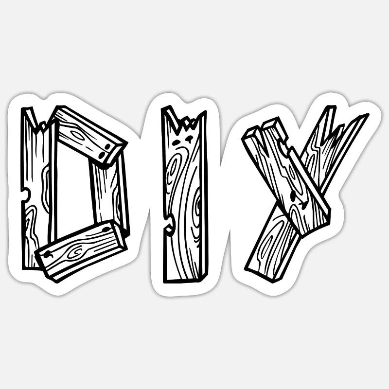 bricolage - faites-le vous-même Sticker taille S (10 x 10 cm)