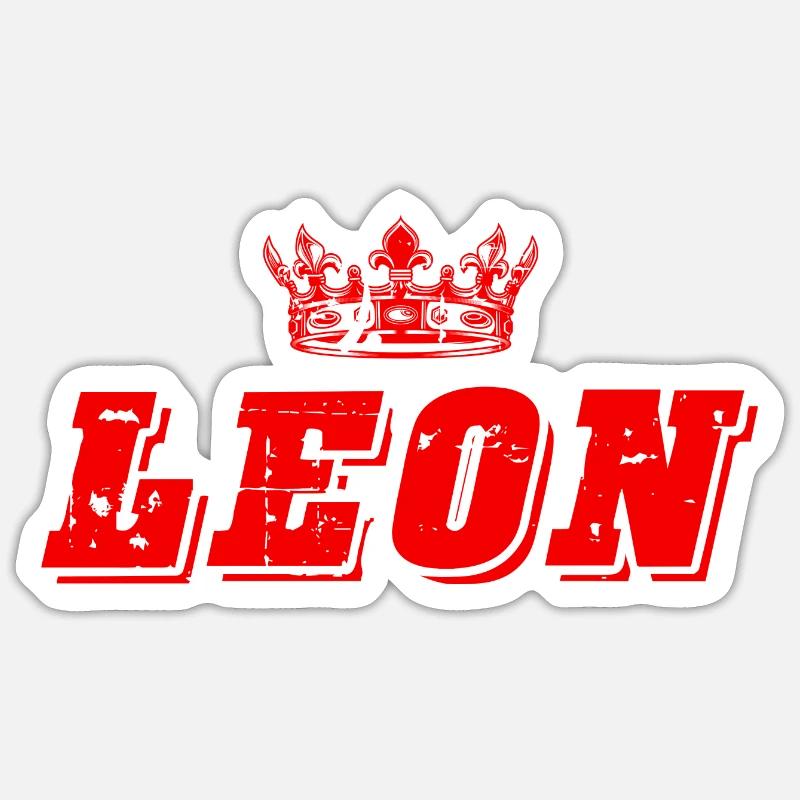 Leon Sticker size S (10 x 10 cm)