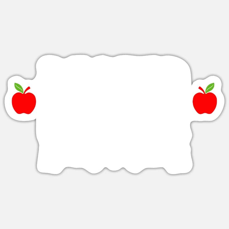 Bester Lehrer Sticker Größe S (10 x 10 cm)