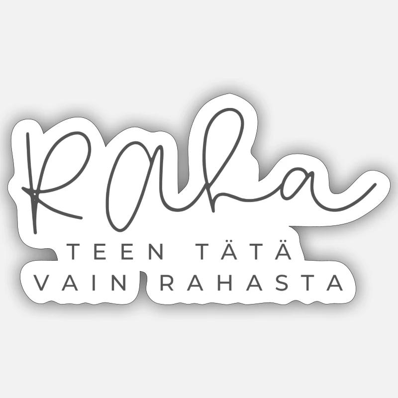 ARGENT - Sticker taille S (10 x 10 cm) - blanc mat