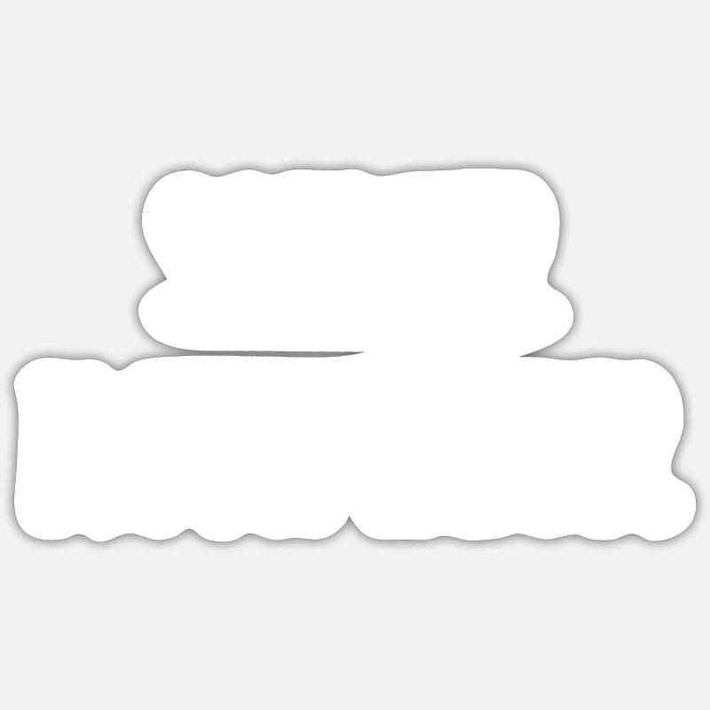 super ronfleur - Sticker taille S (10 x 10 cm) - blanc mat
