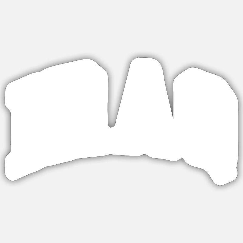 Irak - Sticker Größe S (10 x 10 cm) - Mattweiß