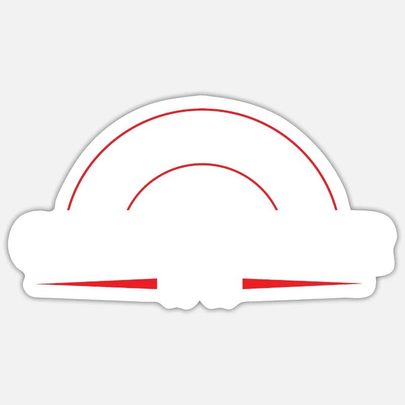 Grafik Designer Beruf - Sticker Größe S (10 x 10 cm) - Mattweiß