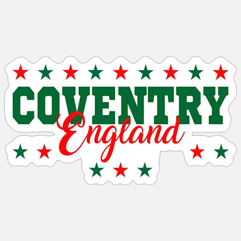 Coventry - Sticker size S (10 x 10 cm) - white matte