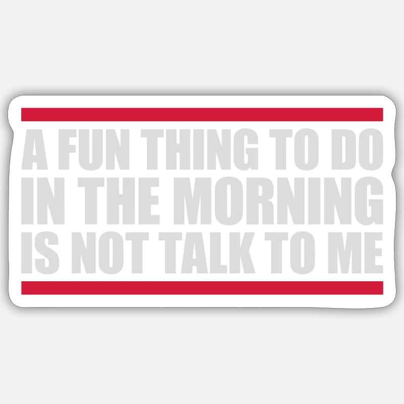 ne me parle pas Sticker taille S (10 x 10 cm)