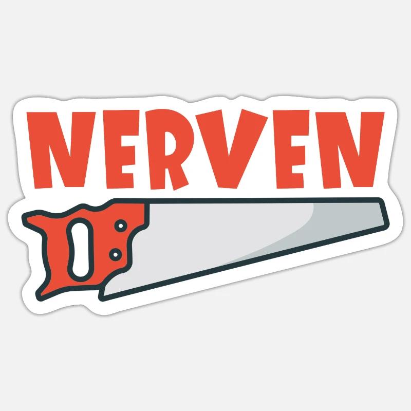 Nervensäge Sticker Größe S (10 x 10 cm)