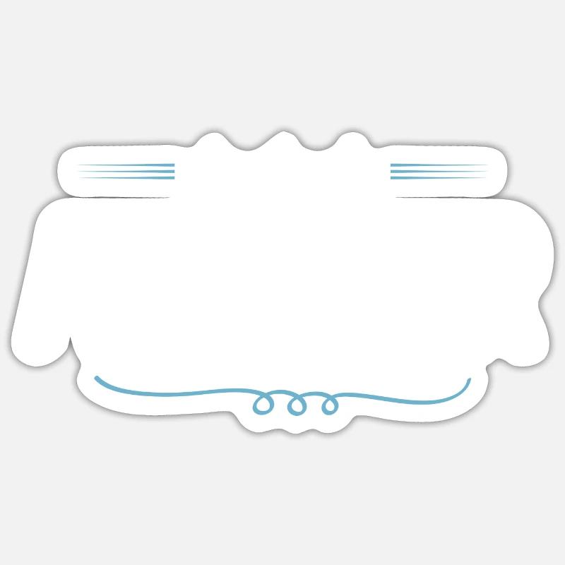 Arthur - Sticker size S (10 x 10 cm) - white matte