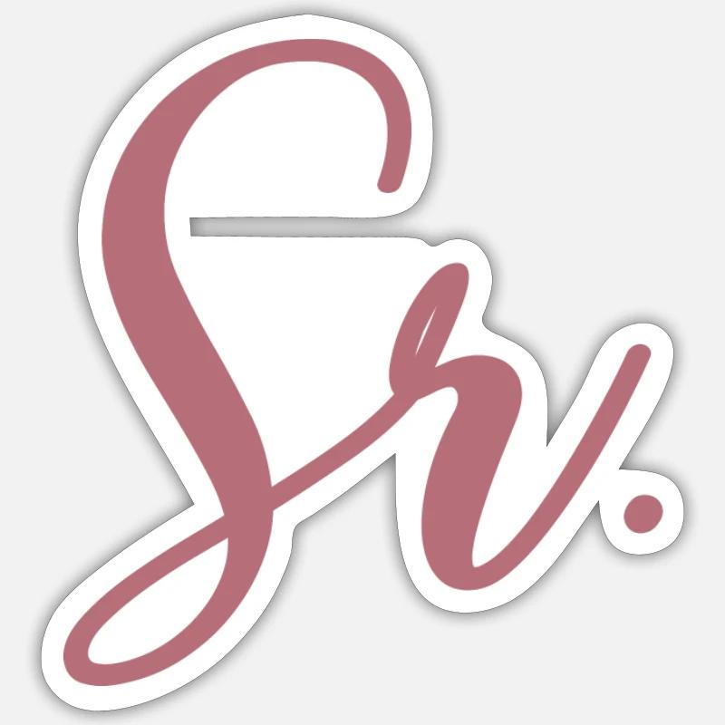 Sr. Verlobungsgeschenk Bräutigam wird Hochzeitsfeier Sticker Größe S (10 x 10 cm)