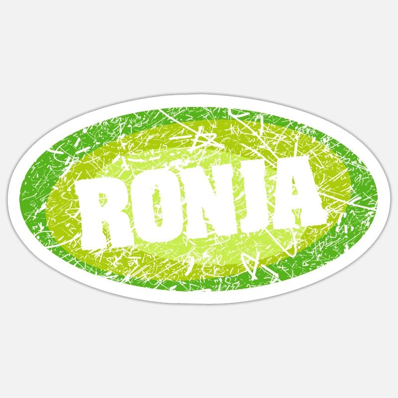 Ronja - Sticker Größe S (10 x 10 cm) - Mattweiß