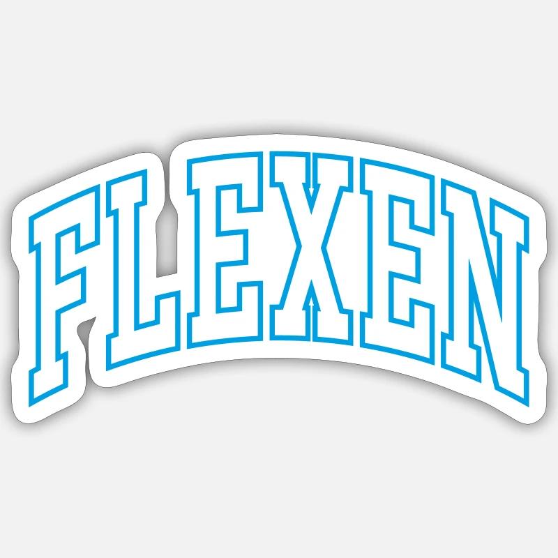 Flexing Sticker size S (10 x 10 cm)