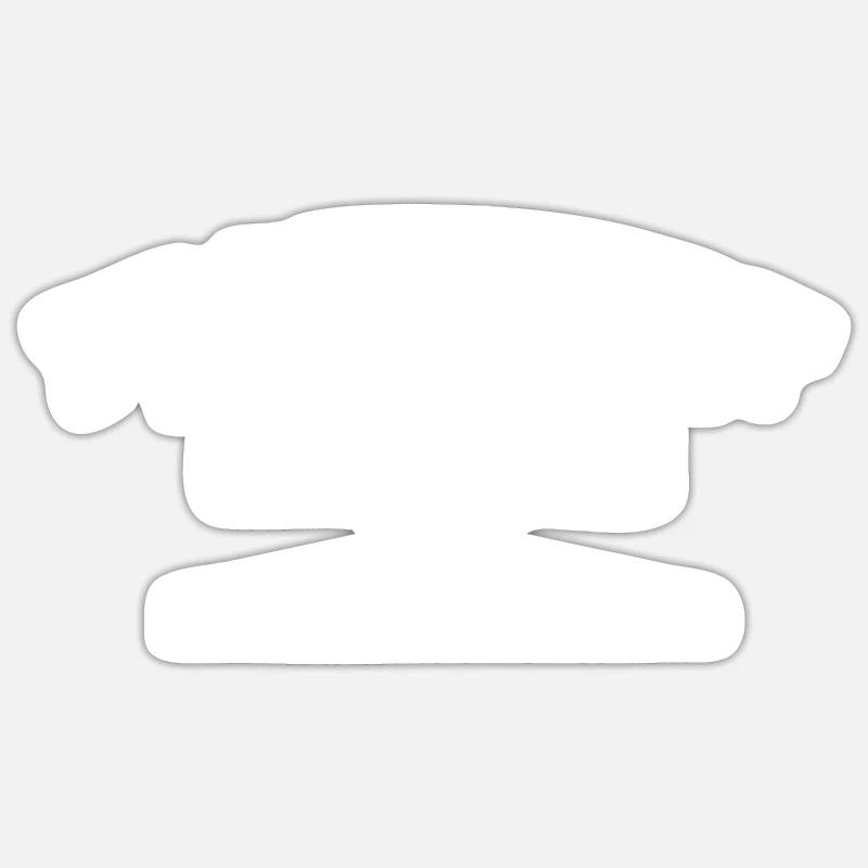 Studium in Frankfurt: BWL, 2023 - Sticker Größe S (10 x 10 cm) - Mattweiß
