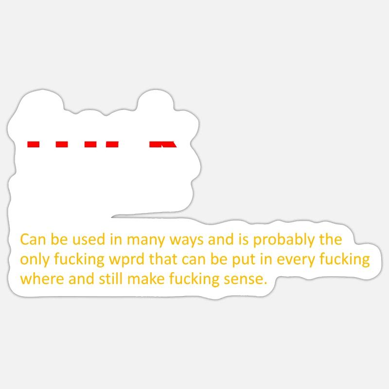 Sticker size S (10 x 10 cm) - 