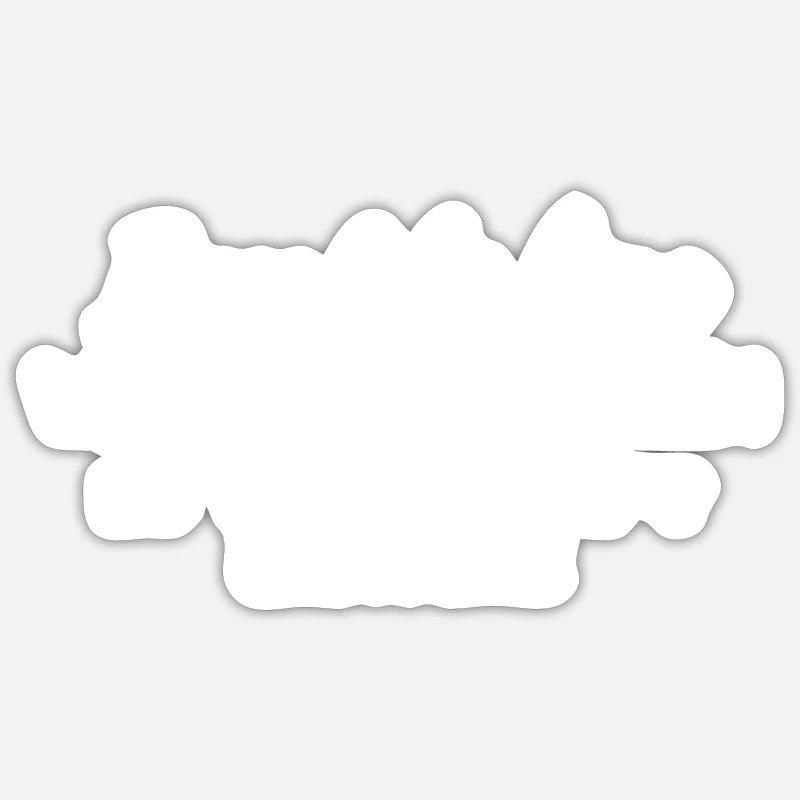Je n’aime pas perdre - Sticker taille S (10 x 10 cm) - blanc mat