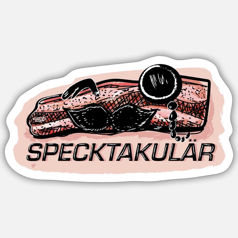 Spektakulär - Sticker Größe S (10 x 10 cm) - Mattweiß