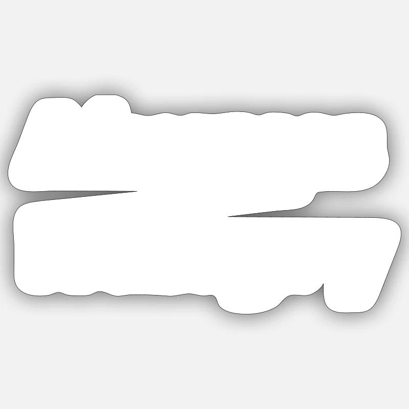 Immer hungrig Sticker Größe S (10 x 10 cm)