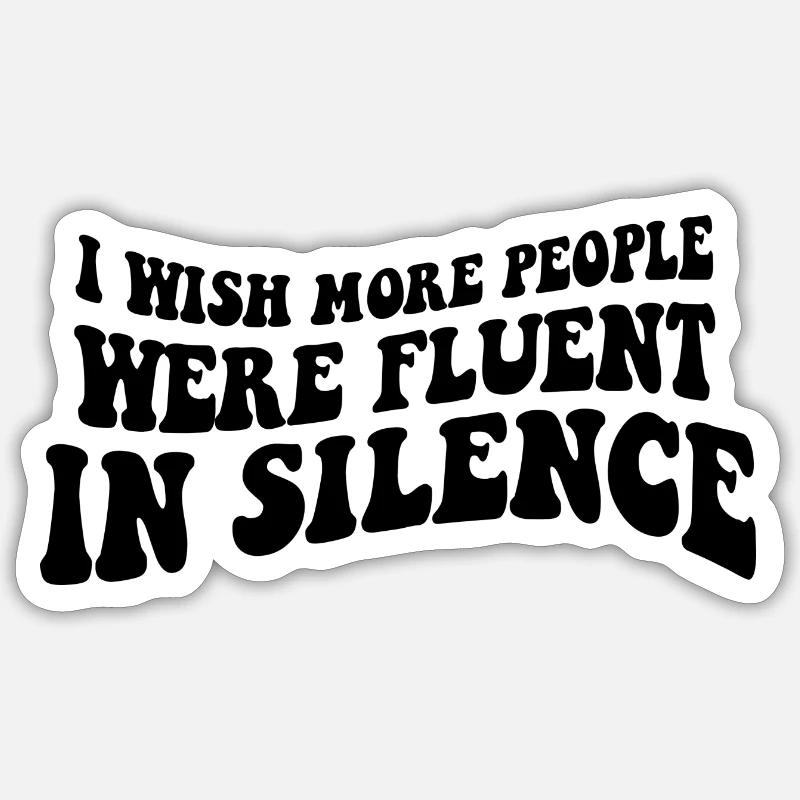 DRÔLE DE DICTON SARCASTIQUE - Sticker taille S (10 x 10 cm) - blanc mat