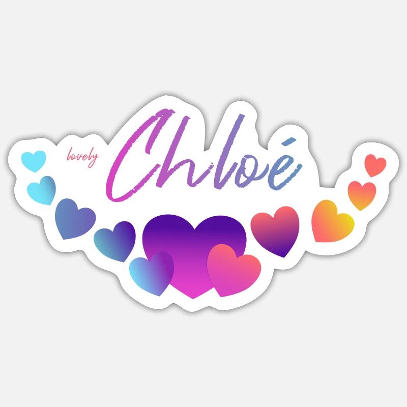 Chloé Chloe Geburtstag Sticker Größe S (10 x 10 cm)