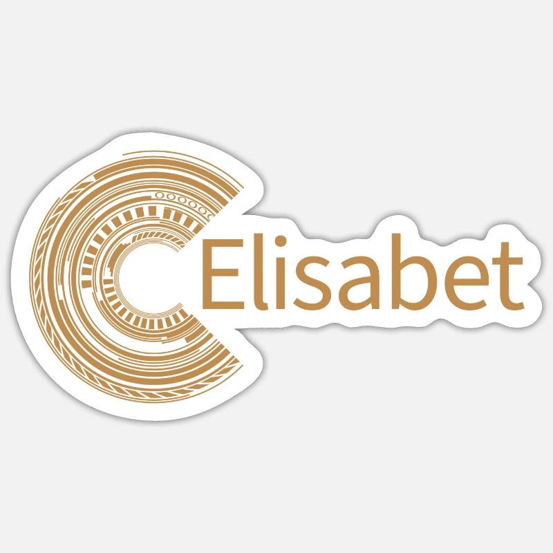 For Elizabeth Sticker size S (10 x 10 cm)