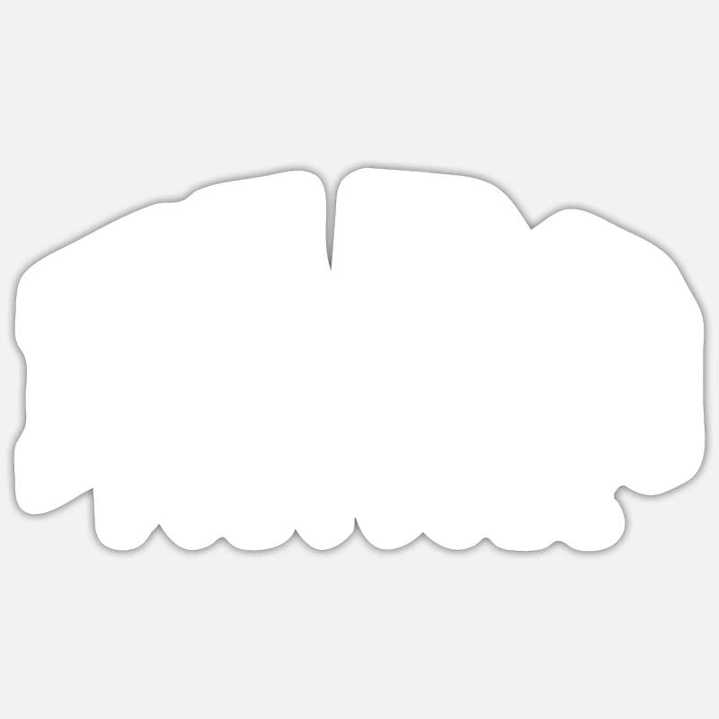 Faro - Sticker Größe S (10 x 10 cm) - Mattweiß