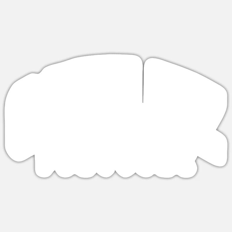 Queluz - Sticker taille S (10 x 10 cm) - blanc mat