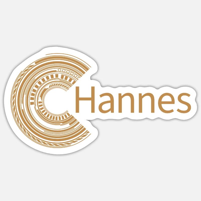 Pour Hannes - Sticker taille S (10 x 10 cm) - blanc mat