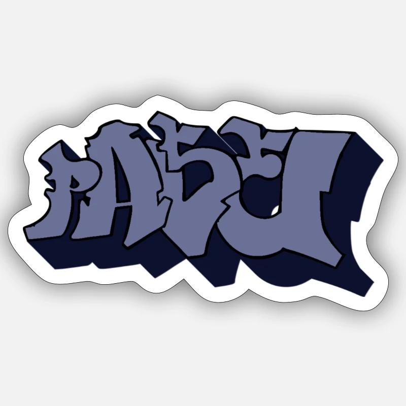PASE - Sticker size S (10 x 10 cm) - white matte