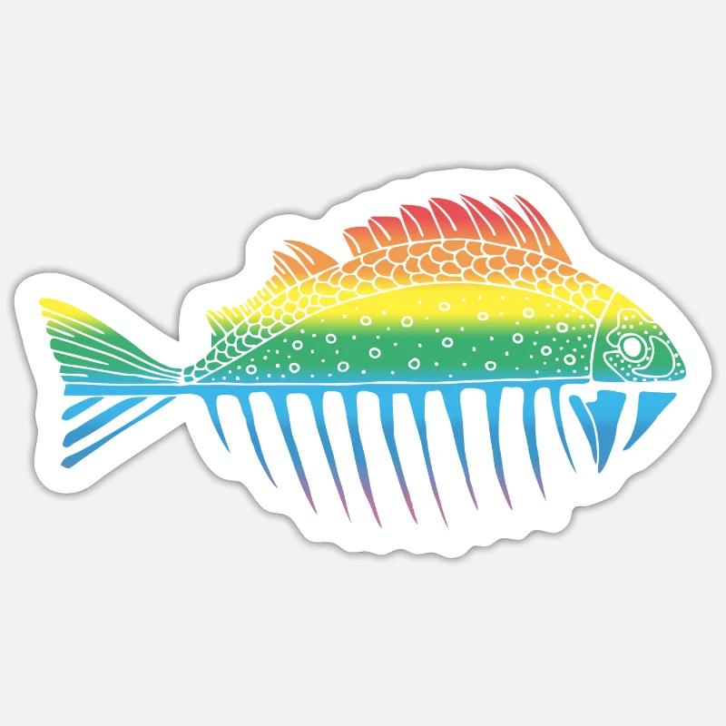 Fisch Sticker Größe S (10 x 10 cm)