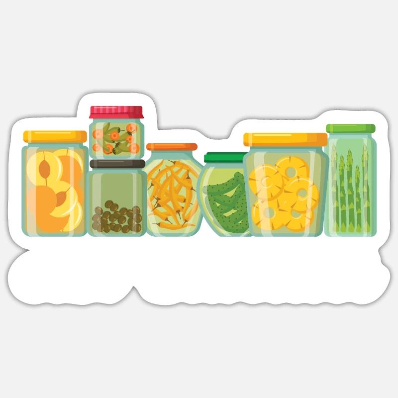 Can-thusiast conserves alimentaires einma - Sticker taille S (10 x 10 cm) - blanc mat