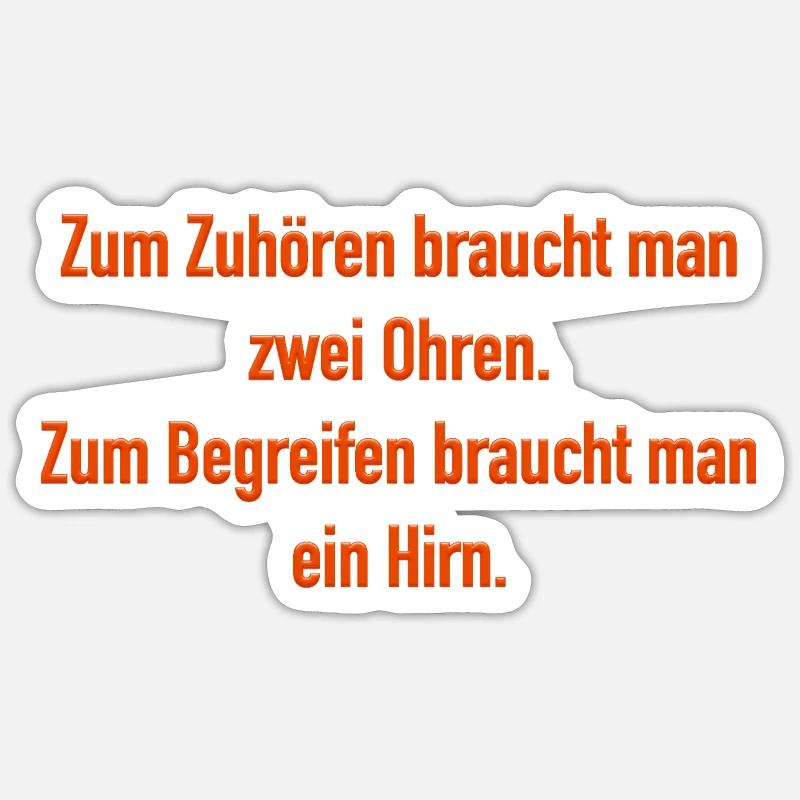 Sticker Größe S (10 x 10 cm) - 