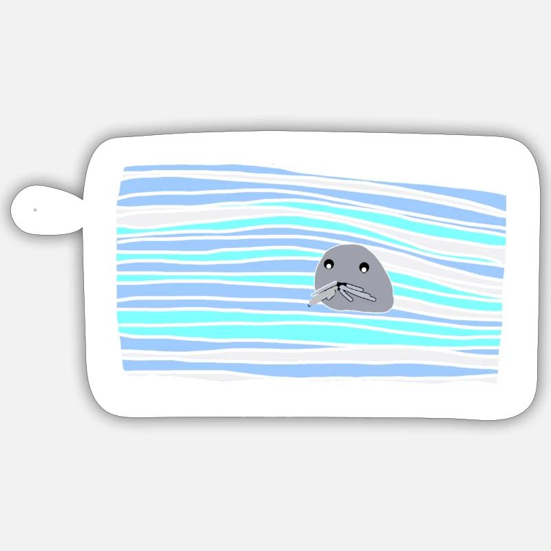 Seal - Sticker size S (10 x 10 cm) - white matte