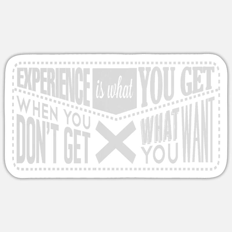 230524 0005 experience Sticker size S (10 x 10 cm)