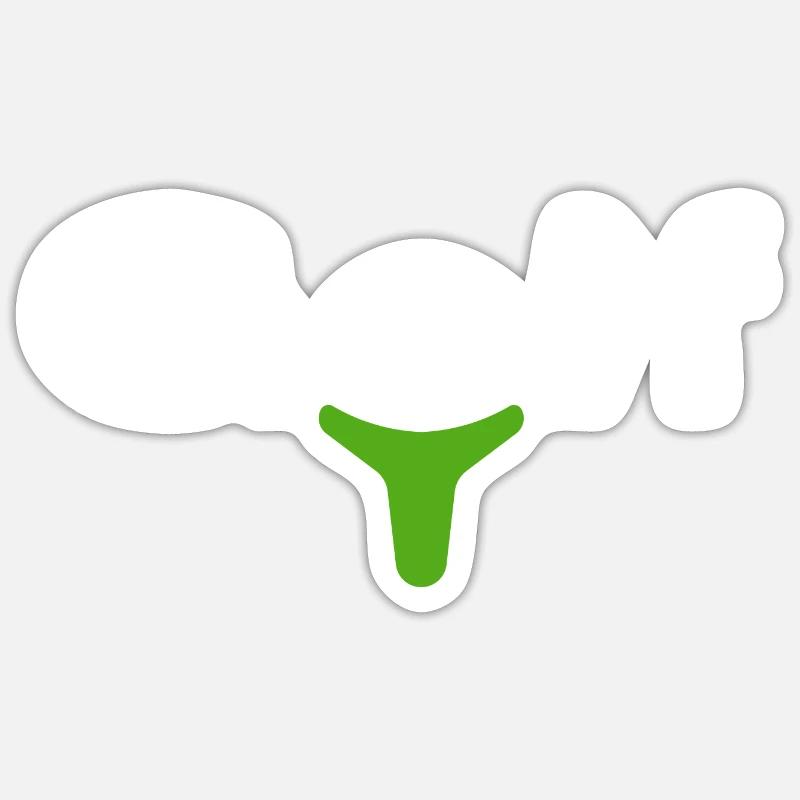 Golf Golf Golfer Golf Course Handicap - Sticker taille S (10 x 10 cm) - blanc mat