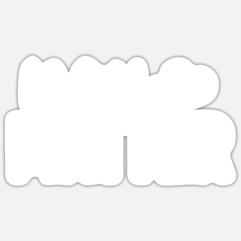 Vous comptez Sticker taille S (10 x 10 cm)