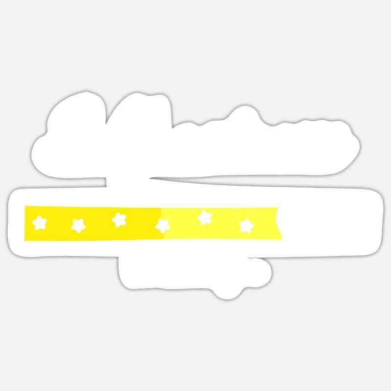 Self-esteem loading bar Sticker size S (10 x 10 cm)